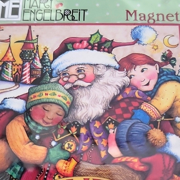 Mary Englebreit "Believe Santa" Magnet - Picture 2 of 3